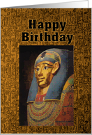 Pharaoh Happy Birthday card