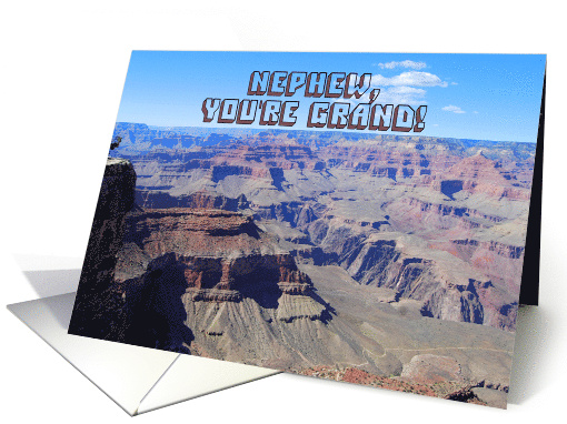 Happy Birthday Nephew Grand Canyon card (634895)