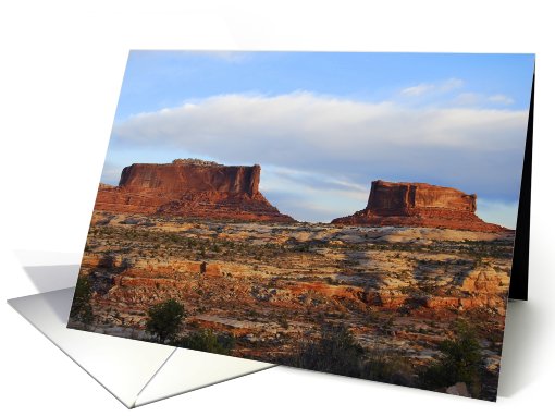 Monitor and Merrimack, Canyonlands National Park, Utah card (646953)