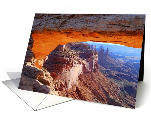 Mesa Arch at Sunrise, Canyonlands National Park, Utah card (647657)