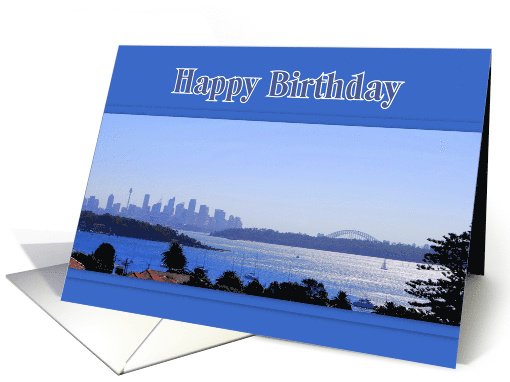Sydney, Australia, Happy Birthday card (703056)