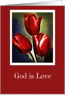 God is Love card
