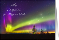 Be Merry and Bright  Denali Aurora Dawn card