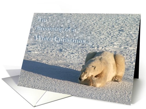 Polar White Christmas Dreams card (531251)