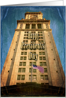 Happy President’s Day from Boston’s Custom House Tower card