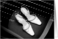 Will you perform my wedding? (B&W shoes) card
