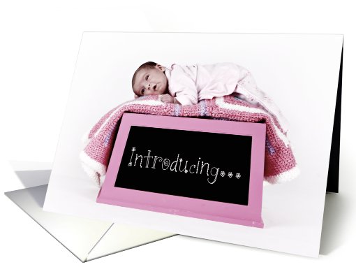 Introducing our Leap Year Baby (Baby on box) card (415737)