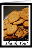 Thank you, caterer (cookies) card