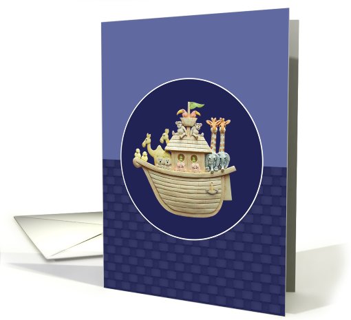 Blue Noah's Ark card (413992)