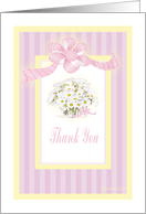 Baby Girl Thank You card