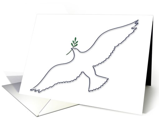 Dove Card - Blank Interior card (457987)