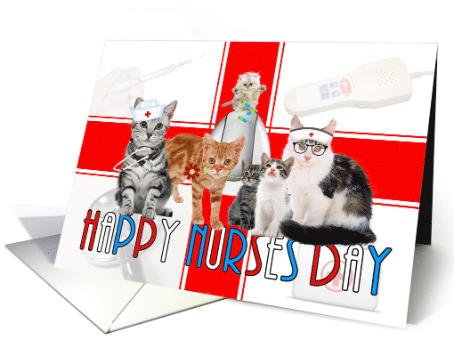 Nurses Day From the Group Cats card (1043215)