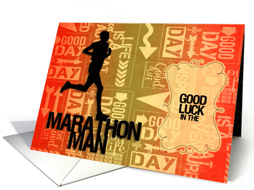 Good Luck Marathon Man Custom card (1231774)