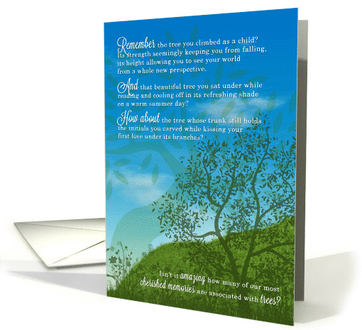 Arbor Day Remembering Trees in Our Lives card (1271464)