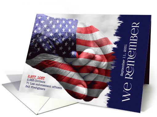 Patriot Day 911 Nine Eleven We Remember card (1385144)