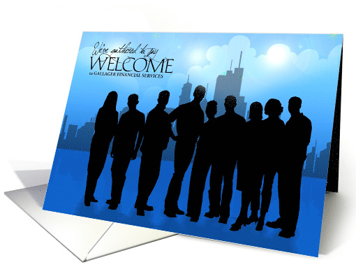 Custom Business Introduction with Skyline and Employees card (1416768)