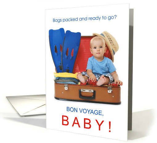 Bon Voyage Baby Funny Bags are Packed card (1472250)
