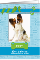 from the Dog Fun Father’s Day Blue and Green with Pet’s Photo card