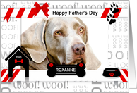 from the Dog Fun Father’s Day Red and Black with Pet’s Photo card