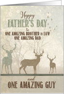 for an AMAZING Brother in Law Father’s Day Deer in the Forest card