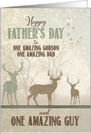 for an AMAZING Godson Father’s Day Deer in the Forest card