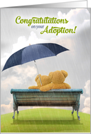 Congratulations on Adoption of a Child Teddy Bears card