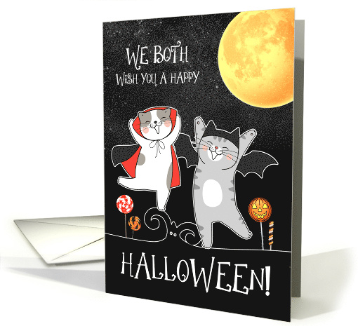 Halloween from Both of Us Funny Cats in Costumes card (458910)