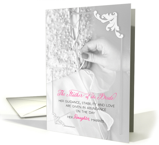 For the Mother of the Bride card (469648)