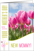 First Mother’s Day Pink Tulip Garden card