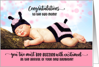 Congratulate Two Moms BUZZING About their New Daughter card