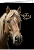 Thinking of You Horse Blank card