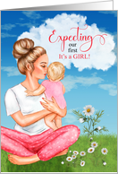 Expecting First Baby and It’s a Girl card