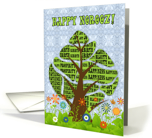 Happy Norooz Persian New Year Tree of Life card (905227)