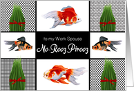 for a Work Spouse Persian New Year Goldfish and Grasses card