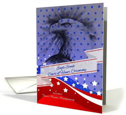 Eagle Scout Court of Honor Ceremony Custom Invitation card (959279)
