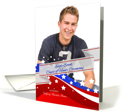 Eagle Scout Court of Honor Ceremony with Photo card (959299)