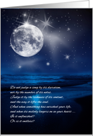 Sympathy Moonlit Beach Endless Song card