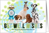 Custom from the Group Get Well Pack of Cute Dogs card