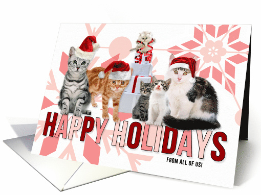 from the Group Holiday Cats in Pink and Red card (983867)