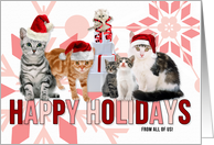 from the Group Holiday Cats in Pink and Red card