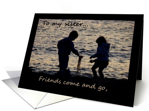 Sister, friend card (572322)