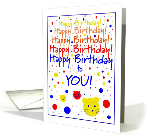from Cat, Happy Birthday to YOU! card (474395)