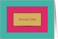 Annual Sale-Business Card
