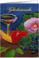 German,Gluckwunshe, Congratulations! card