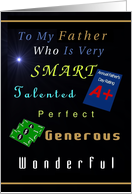 fr. Both of Us, Father, Happy Father’s Day Compliments card
