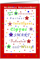 Congratulations, Academic Achievement, Compliments card