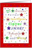 Congratulations, Academic Achievement, Good Grades, Compliments card