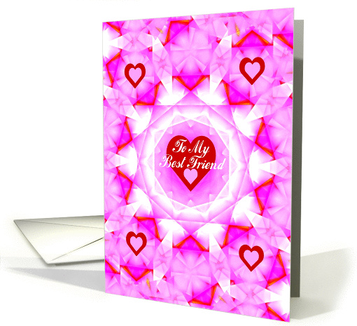 Best friend, Happy Valentine's Day, Heart Full of Love card (888281)