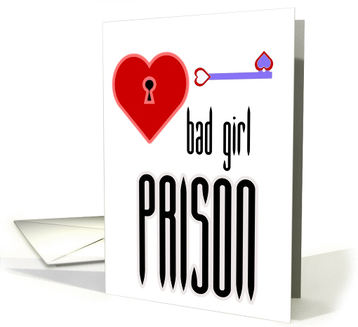 Adult, Sexy ,For Her, Prison Bars Humor card (900175)