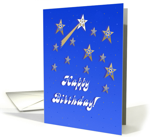 Happy Birthday! Shooting Star card (907971)